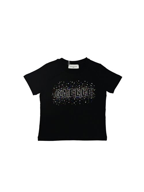 T-shirt, bambina, logata. GAELLE PARIS | 2746M00329BK